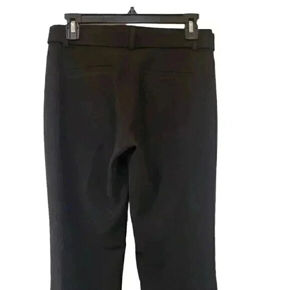 Banana Republic Women's Black Poly/Spandex Logan Fit Pants w Belt Tie - Picture 12 of 14